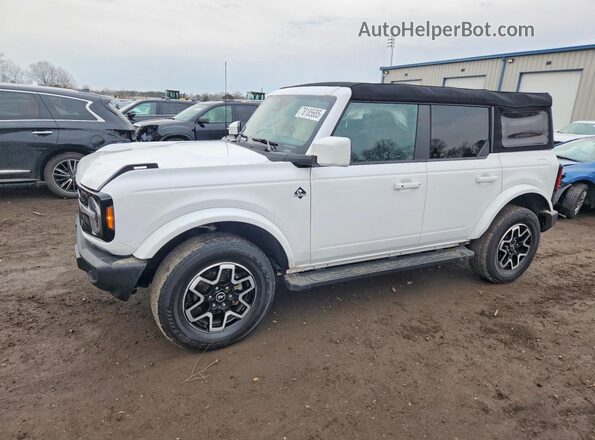 1FMEE5DP5PLB56003 2023 FORD BRONCO Белый Передняя левая четверть