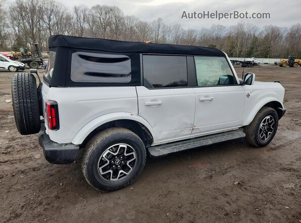 1FMEE5DP5PLB56003 2023 FORD BRONCO Белый Задняя правая четверть