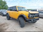 2021 Ford Bronco Wildtrak Желтый vin: 1FMEE5DP6MLA99810