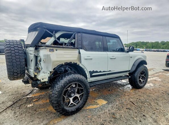 1FMEE5DP7MLA62507 2021 FORD BRONCO Бирюзовый Задняя правая четверть