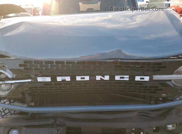 1FMEE5DP8NLA79236 2022 FORD BRONCO Teal Rear interior view