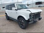2023 Ford Bronco Outer Banks White vin: 1FMEE5DP8PLB68677