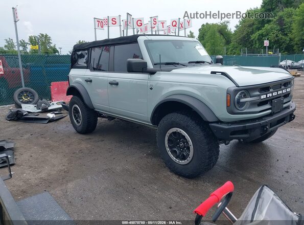 1FMEE5DP9MLA90194 2021 FORD BRONCO Gray Przód prawy
