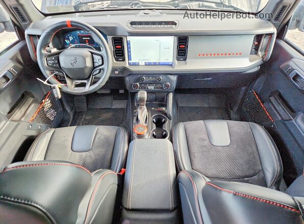 1FMEE5JR3PLB78054 2023 FORD BRONCO Черный Вид панели приборов