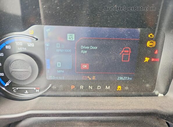 1FMEE9BP1RLA07634 2024 FORD BRONCO White Vista del cuadro de instrumentos