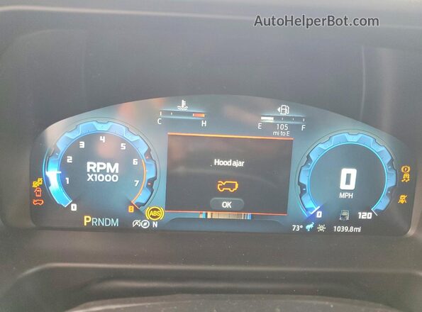 1FMEE9BP1SLB70063 2025 FORD BRONCO Blue Widok zestawu wskaźników