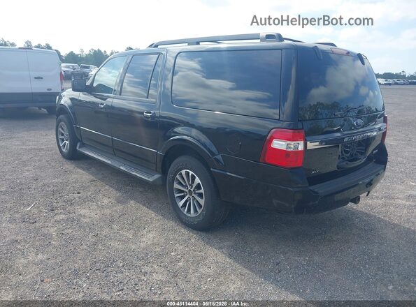 1FMJK1HT4HEA52826 2017 FORD EXPEDITION EL Black Rear left