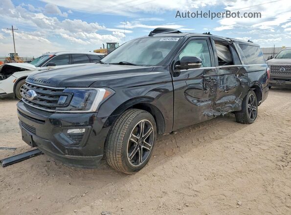 1FMJK1KT4MEA70570 2021 FORD EXPEDITION Black Przód lewy