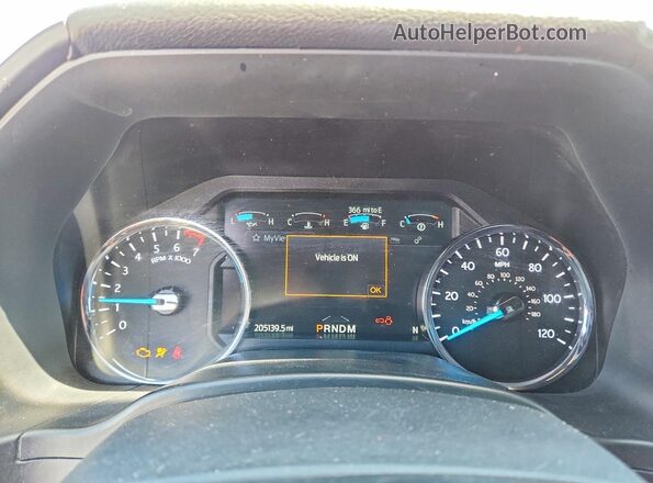 1FMJK2AT1MEA42507 2021 FORD EXPEDITION Silver Instrument cluster view
