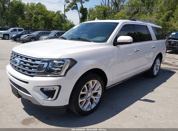 1FMJK2AT2JEA59196 2018 FORD EXPEDITION MAX White Vista tres cuartos delantera izquierda