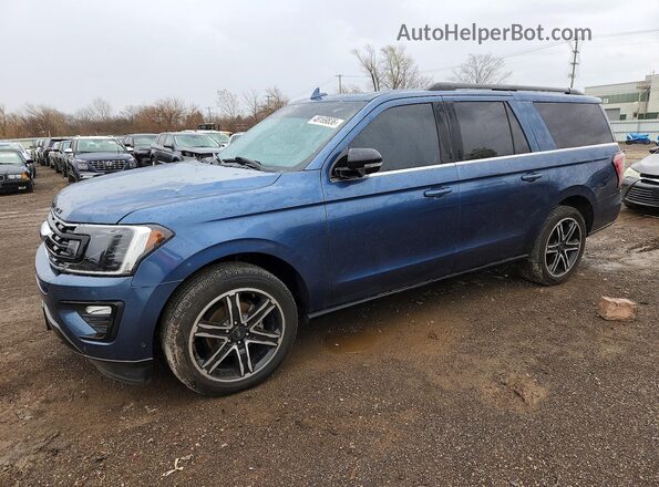1FMJK2AT6LEA68728 2020 FORD EXPEDITION Синий Передняя левая четверть