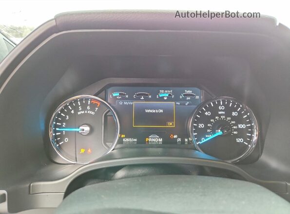 1FMJK2AT6LEA68728 2020 FORD EXPEDITION Синий Вид щитка приборов