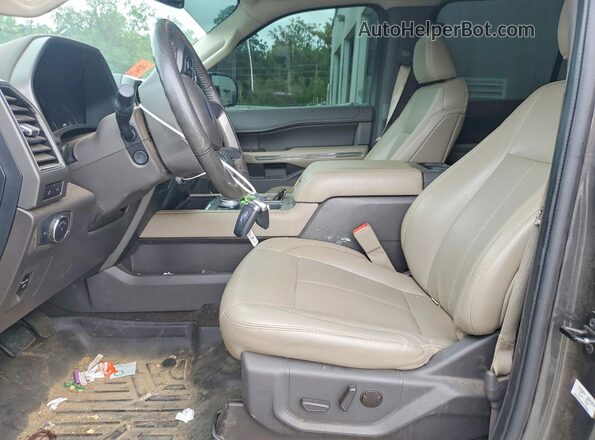 1FMJU1HT0MEA15356 2021 FORD EXPEDITION Серый Вид салона спереди
