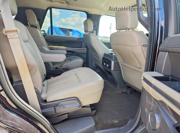 1FMJU1HT1LEA13114 2020 FORD EXPEDITION Black Widok wnętrza z tyłu