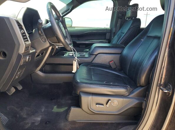 1FMJU1HT3KEA15347 2019 FORD EXPEDITION Черный Вид салона спереди