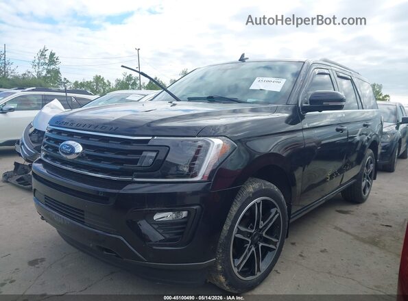1FMJU2AT1MEA79583 2021 FORD EXPEDITION Черный Передняя левая четверть