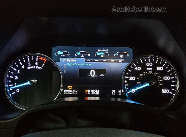 1FMJU2AT3LEA50049 2020 FORD EXPEDITION Black Вид щитка приладів