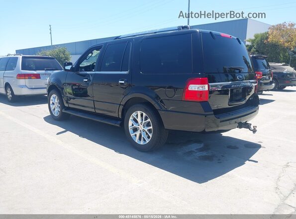 1FMJU2AT6GEF52513 2016 FORD EXPEDITION Black Задня ліва чверть