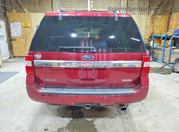 1FMJU2ATXHEA58799 2017 FORD EXPEDITION Красный Вид сзади