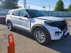 2020 Ford Explorer White vin: 1FMSK7BH0LGA64173
