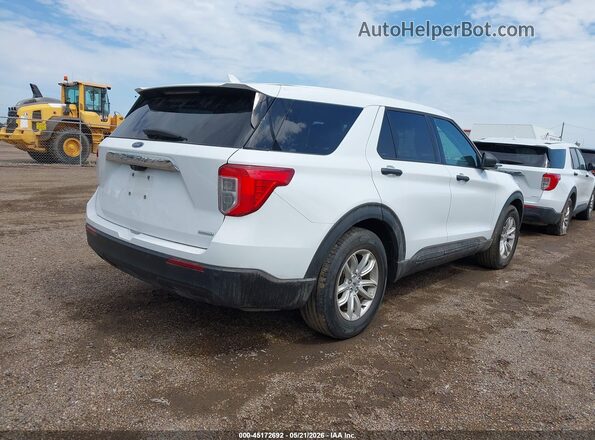 1FMSK7BH1LGC00715 2020 FORD EXPLORER Белый Задняя правая четверть