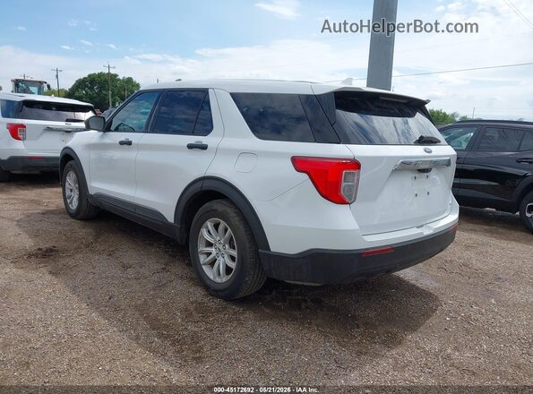 1FMSK7BH1LGC00715 2020 FORD EXPLORER Белый Задняя левая четверть