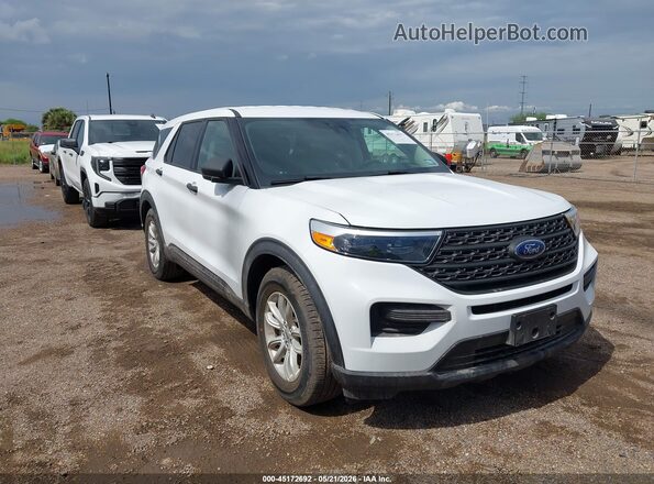 1FMSK7BH1LGC00715 2020 FORD EXPLORER Белый Вид спереди