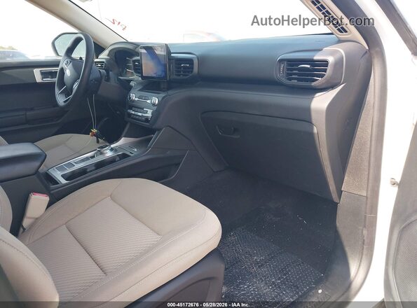 1FMSK7BH3LGC00716 2020 FORD EXPLORER Белый Вид салона спереди