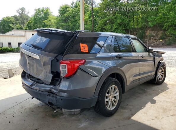 1FMSK7BH3MGA01845 2021 FORD EXPLORER Gray Rear right