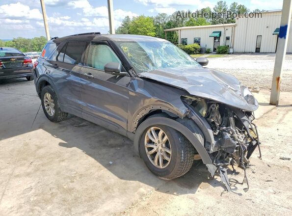 1FMSK7BH3MGA01845 2021 FORD EXPLORER Gray Front right