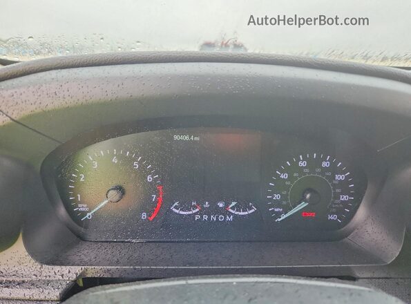 1FMSK7BH5LGC58634 2020 FORD EXPLORER White Widok zestawu wskaźników