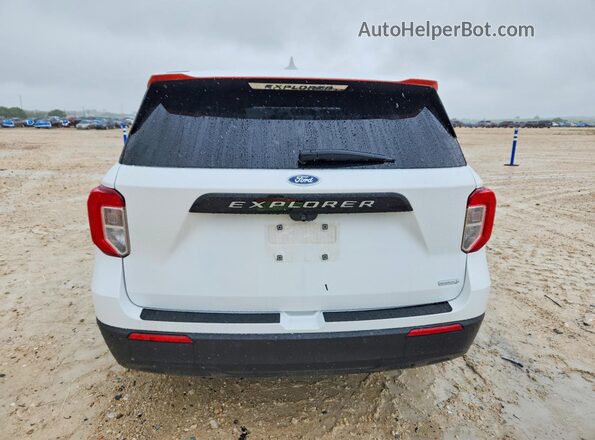 1FMSK7BH5LGC58634 2020 FORD EXPLORER White Widok z tyłu