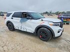 2020 Ford Explorer White vin: 1FMSK7BH5LGC58634
