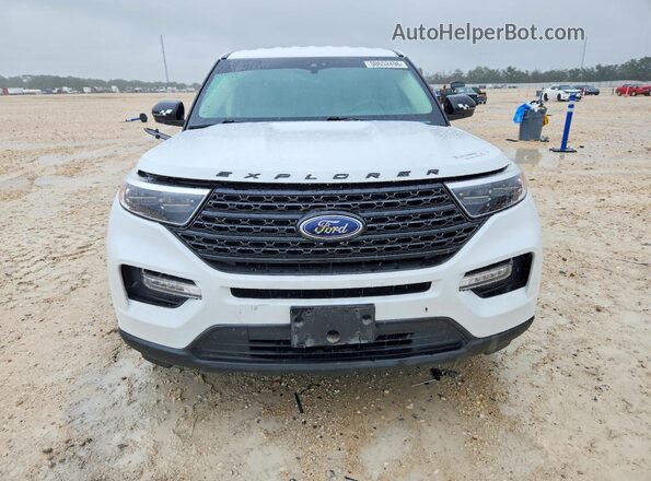 1FMSK7BH5LGC58634 2020 FORD EXPLORER White Widok z przodu