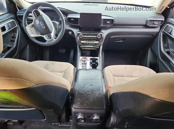 1FMSK7BH5LGC58634 2020 FORD EXPLORER White Widok deski rozdzielczej