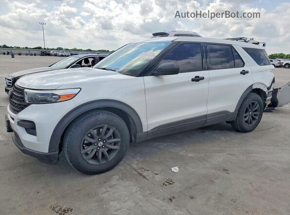 1FMSK7BH5LGC58892 2020 FORD EXPLORER White Vista tres cuartos delantera izquierda