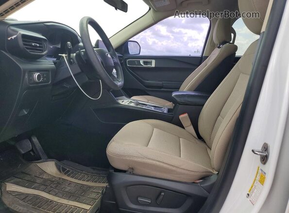 1FMSK7BH5LGC58892 2020 FORD EXPLORER White Vista interior delantera