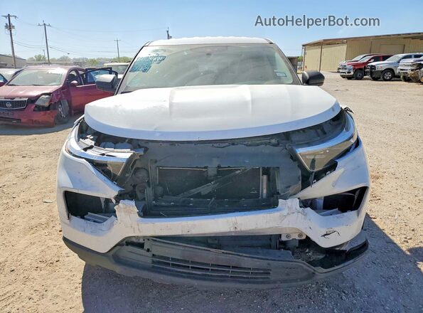 1FMSK7BH5MGA81889 2021 FORD EXPLORER White Widok z przodu