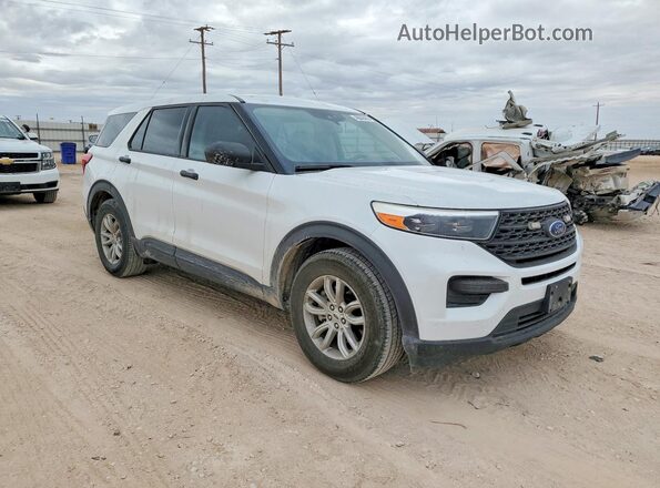 1FMSK7BH6LGC67357 2020 FORD EXPLORER White Przód prawy