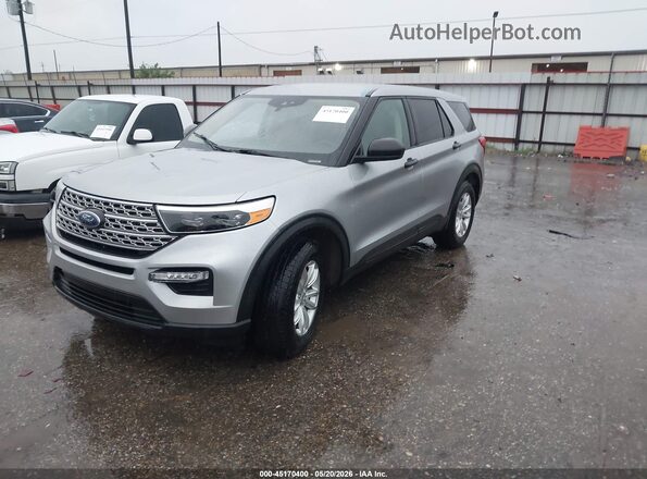 1FMSK7BH7LGD15772 2020 FORD EXPLORER Silver Przód lewy
