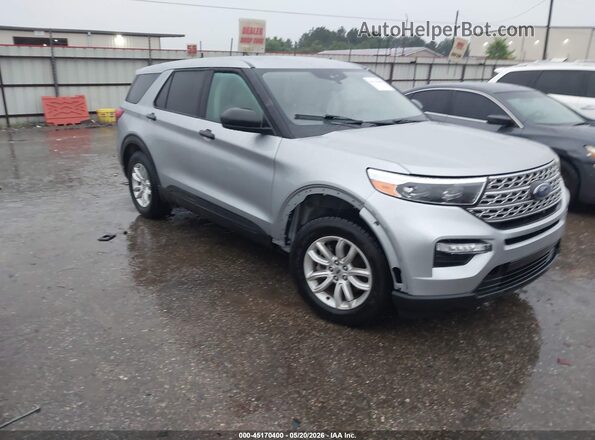 1FMSK7BH7LGD15772 2020 FORD EXPLORER Silver Przód prawy