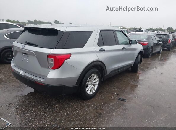 1FMSK7BH7LGD15772 2020 FORD EXPLORER Silver Tył prawy