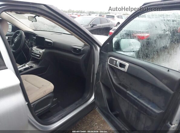 1FMSK7BH7LGD15772 2020 FORD EXPLORER Silver Widok wnętrza z przodu