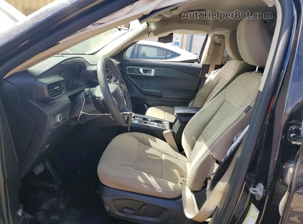 1FMSK7BH9LGC45398 2020 FORD EXPLORER Черный Вид салона спереди