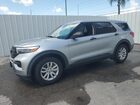 2021 Ford Explorer Серебряный vin: 1FMSK7BHXMGC06725 Damage: Left Front Window, Missing, Replacement Required