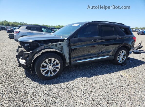 1FMSK7DH0LGA88230 2020 FORD EXPLORER Black Vista tres cuartos delantera izquierda