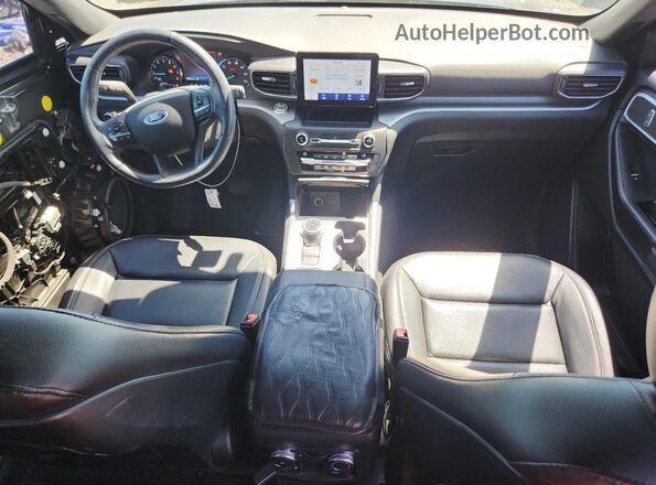 1FMSK7DH0LGA88230 2020 FORD EXPLORER Black Vista del salpicadero