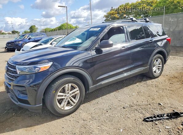 1FMSK7DH0LGC30544 2020 FORD EXPLORER Black Передня ліва чверть