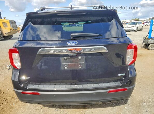 1FMSK7DH0LGC30544 2020 FORD EXPLORER Black Вид ззаду