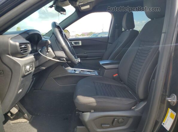 1FMSK7DH0LGC30544 2020 FORD EXPLORER Black Вид салону спереду